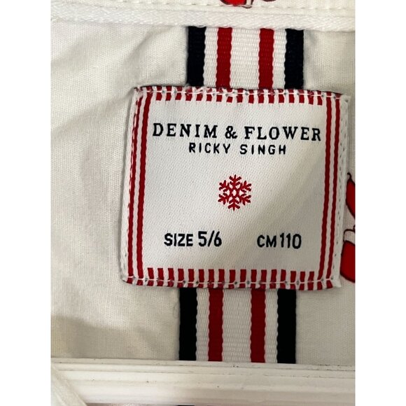 Christmas Shirt Kid 5 White Santa Festive Holiday Preppy Classic Retro Neutral - Picture 2 of 9